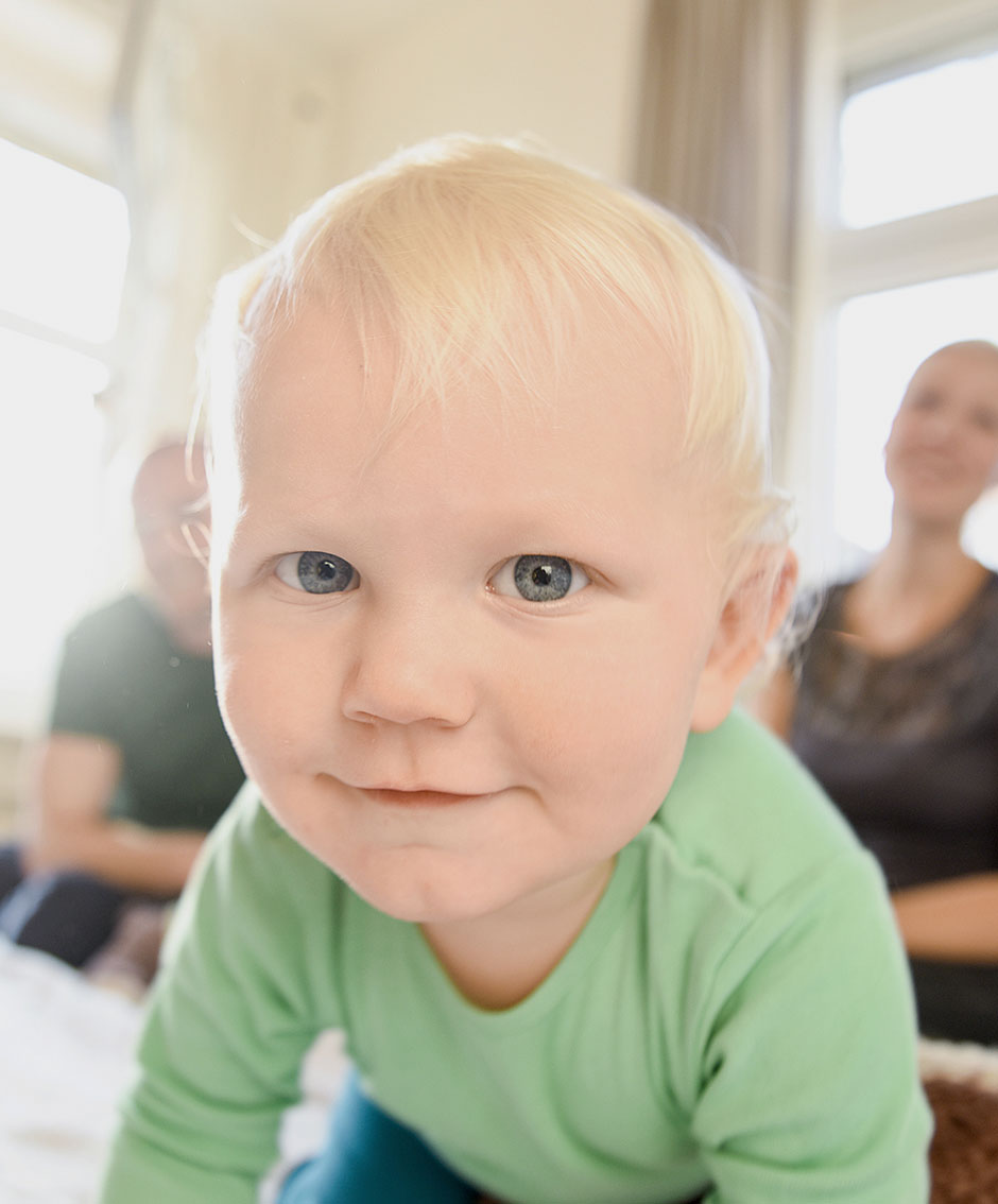 Kinderfoto zuhause in Berlin